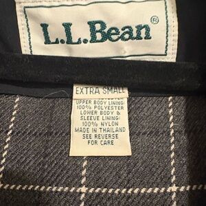 L.L. Bean BlackTrench Coat